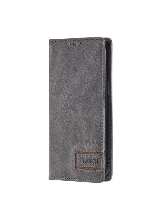 S-TOP Case For Samsung Galaxy A51 5G TTUDRCH RFID Retro Texture Magnetic Leather Phone Case - Image 2