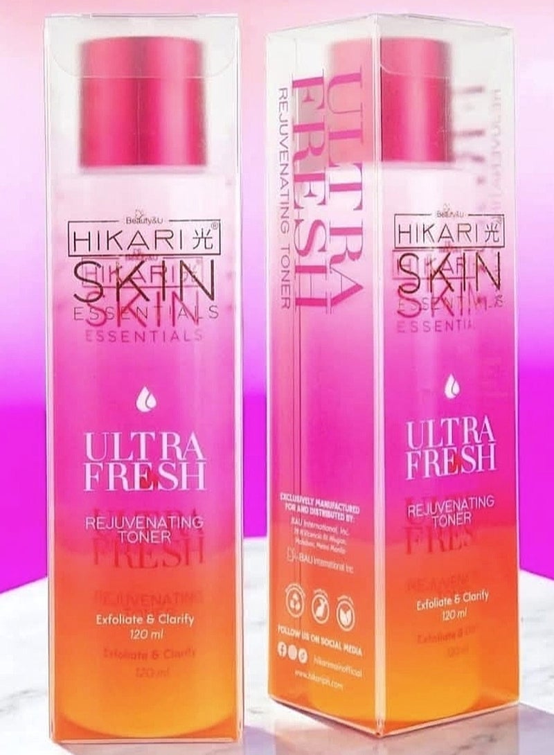 هيكاري تونر هيكاري سكين إسينشالز ألترا فريش لتجديد البشرة 120 مل - Image 2
