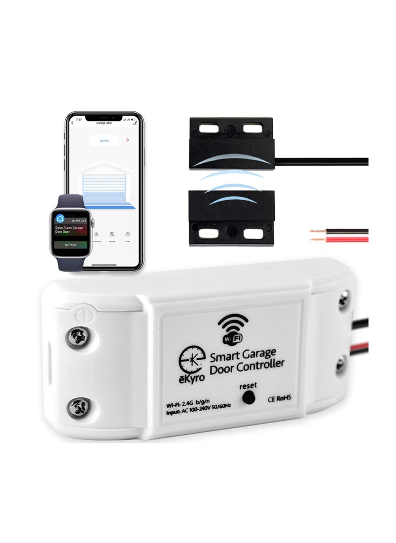 Generic - Tuya Smart WiFi Switch Garage Door Opener Controller Work with Alexa Echo Google Home SmartLife/Tuya APP Control No Hub Required - Image 1