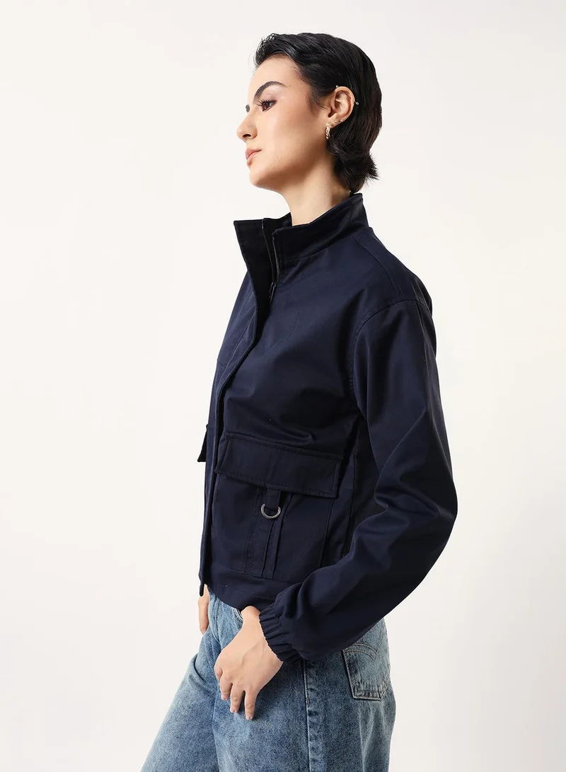 دينيس لينغو جاكيت نسائي بوليستر سادة مقاس عادي