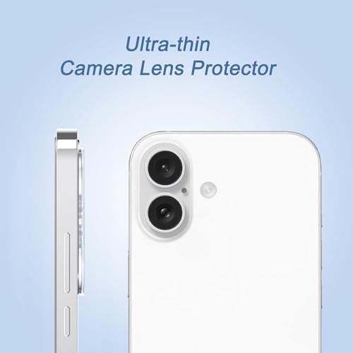 Ailun 3 Pack Screen Protector for iPhone 16 [6.1 inch] + 3 Pack Camera Lens Protector with Installation Frame,Case Friendly Tempered Glass Film,[9H Hardness] - HD - Image 4