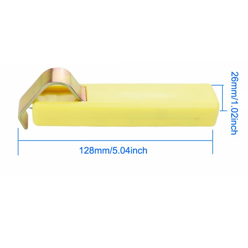 TorSor Flexible Gas Line Stripper Gas Dryer Hose Stripping Tool Multi-Conductor Electrical Wire Insulation Cutter Radius Remover For CSST Natural Gas Corrugated Stainless Steel Tubing Propane Pipe - Image 2