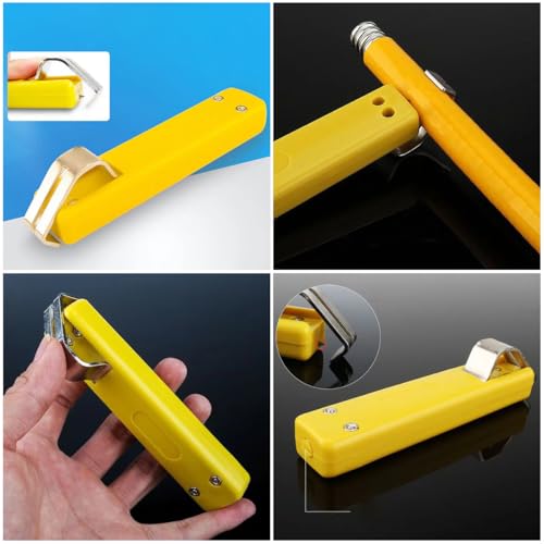 TorSor Flexible Gas Line Stripper Gas Dryer Hose Stripping Tool Multi-Conductor Electrical Wire Insulation Cutter Radius Remover For CSST Natural Gas Corrugated Stainless Steel Tubing Propane Pipe - Image 3