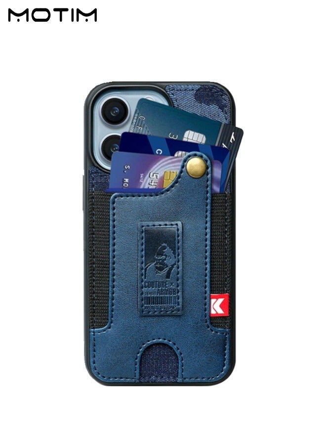 Motim Case for iPhone 14 Pro Phone Case with Ring Holder Protective Shockproof Cover Wallet Case With Card Slot  - Image 1