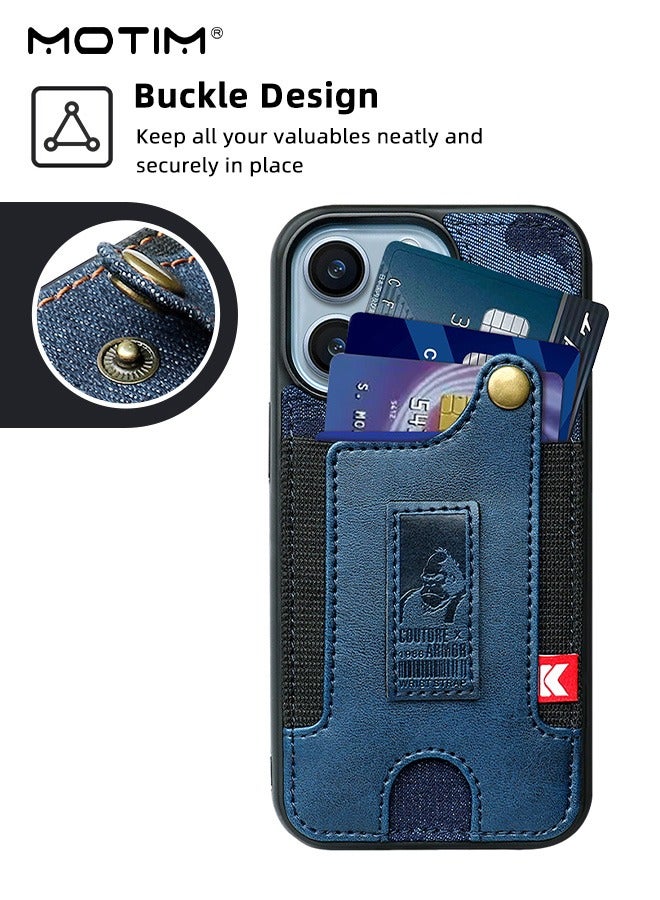 Motim Case for iPhone 14 Pro Phone Case with Ring Holder Protective Shockproof Cover Wallet Case With Card Slot  - Image 5