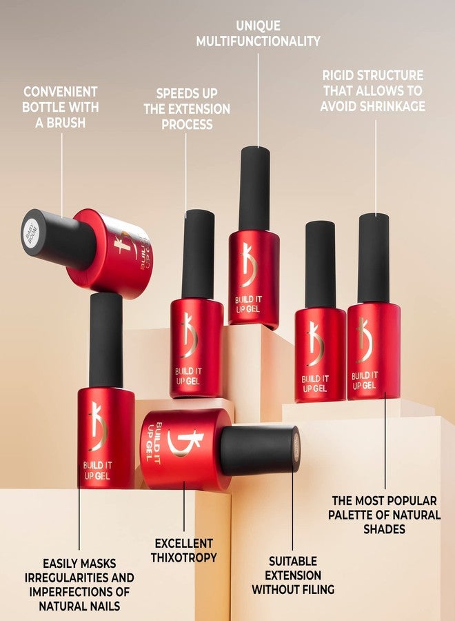 Kodi Professional Build It Up Nail Builder Gel for UV/LED Lamp - Base Bond for Nail Extensions - 15ml (Long Nails) - Image 4