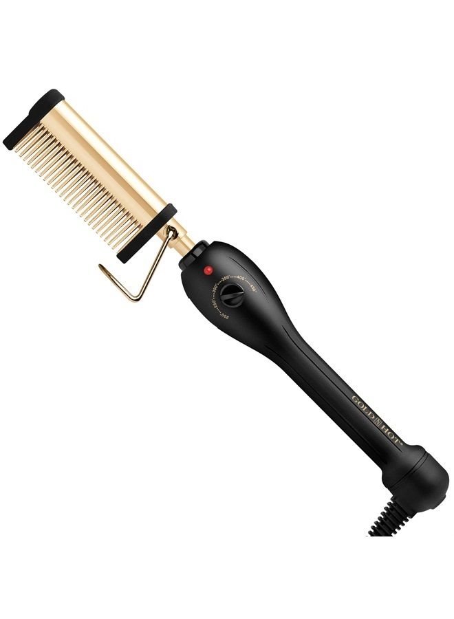 Gold N Hot Professional 24K Gold Pressing & Styling Comb | Great for Lifting and Straightening