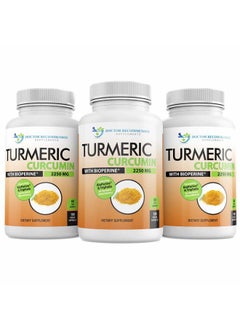 DOCTOR RECOMMENDED SUPPLEMENTS Turmeric Curcumin with Bioperine and Triphala - 2250mg/d - 540 Veggie Capsules with Black Pepper Extract -Turmeric Supplement  - Image 1