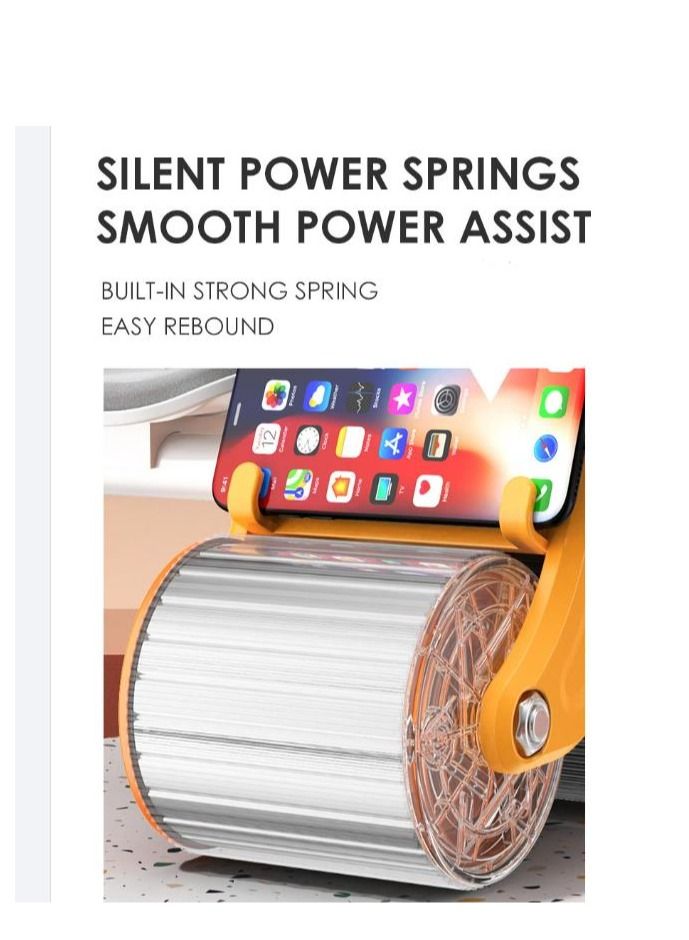 Y&D New dual axle Automatic Rebound Abdominal Roller Tool with Elbow Support and Digital Meter Core Strength Training - Image 4