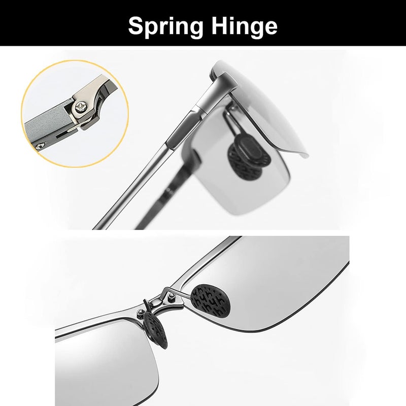 YIMI Polarized Photochromic Driving z87 Sunglasses For Men Women Day and Night safety glasses - Image 3