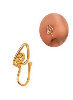 NIBEMINENT 1Pcs Crystal Butterfly Fake Nose Ring  - Image 1