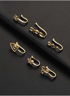NIBEMINENT 1Pcs Crystal Butterfly Fake Nose Ring  - Image 4