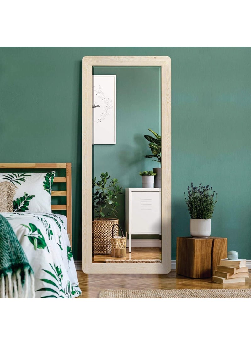 Creative Arts n Frames Creative Arts n Frames Long Size Engineering Wood Rectangular Wall Hanging Wall Mount Mirror 15 x 40 inch Home Decor Items Highland Pine 15x40 inch 