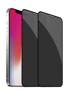 Generic Screen 2 Pack Privacy Screen Protector for iPhone iPhone X/XS/iPhone 11Pro Shatterproof Tempered Glass 9H Tempered Glass with 2 Pack Camera Lens Protector Case Friendly Bubble Free Accessories  - Image 1