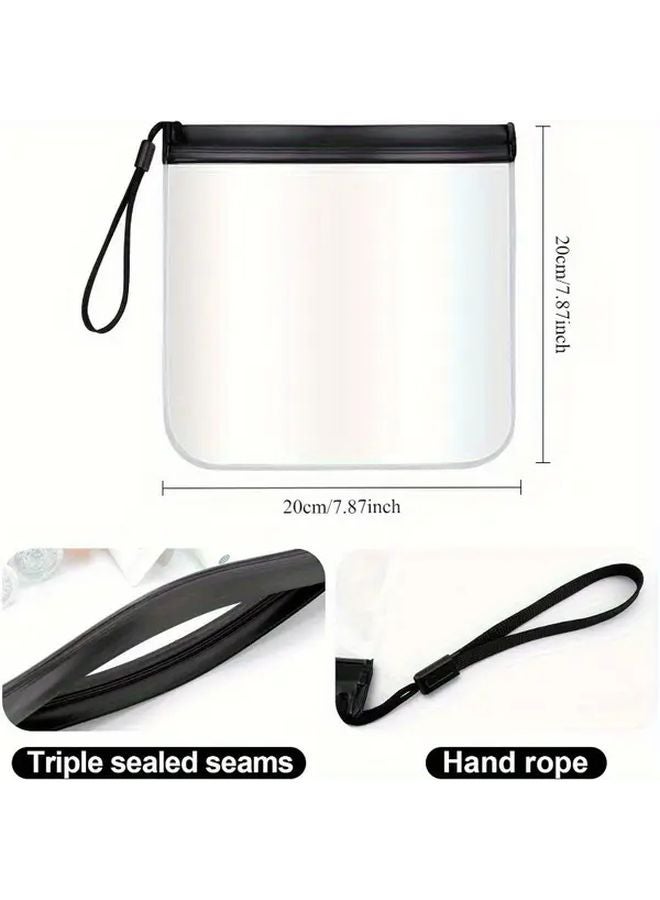 Gray Toiletry Bag 3 Pcs Travel Organizer Pouch with Detachable Shoulder Strap Leak Proof Cosmetic Jewelry Storage - Image 3