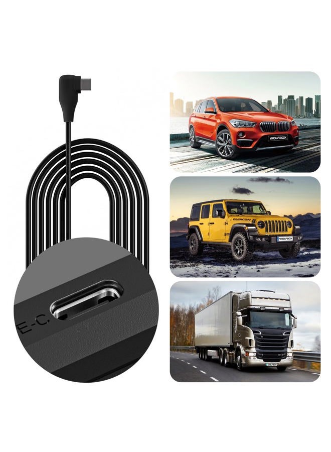 WOLFBOX USB C Acc Hardwire Kit for G840S/G900/G850/G930/i07/i17/X5, Hard Wire Car Charger Cable Kit 12V- 24V to 5V for Dash Cameras with Battery Drain Protection - Image 4