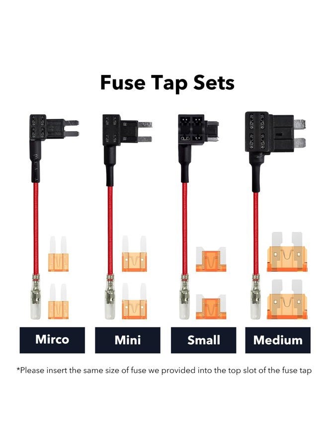 WOLFBOX USB C Acc Hardwire Kit for G840S/G900/G850/G930/i07/i17/X5, Hard Wire Car Charger Cable Kit 12V- 24V to 5V for Dash Cameras with Battery Drain Protection - Image 3