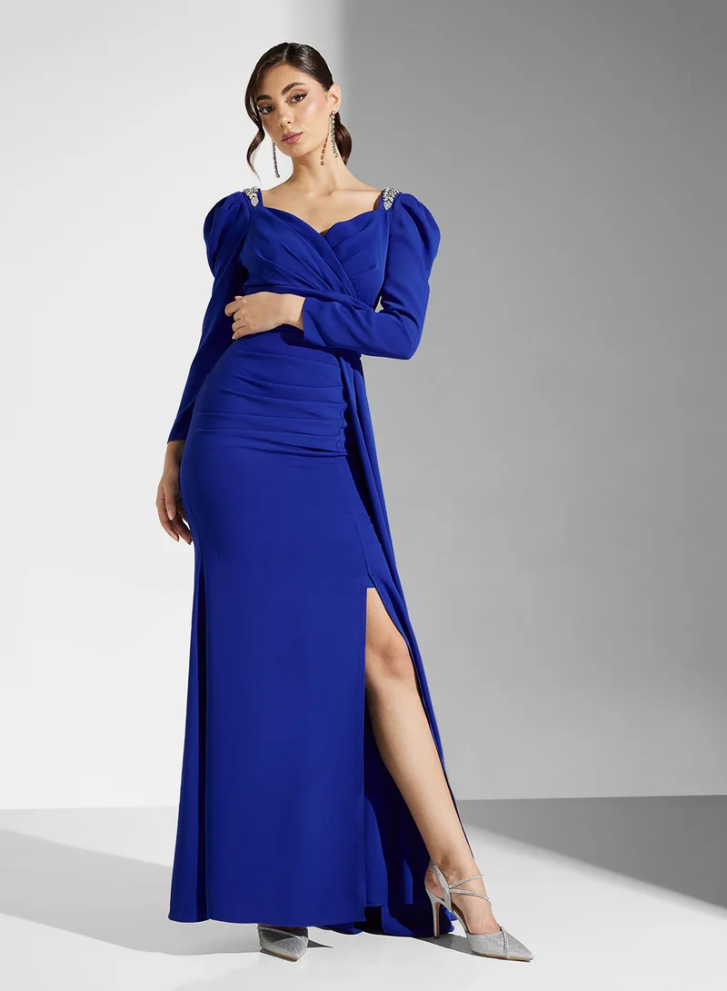 Akadia Fashion Royal Blue Gown