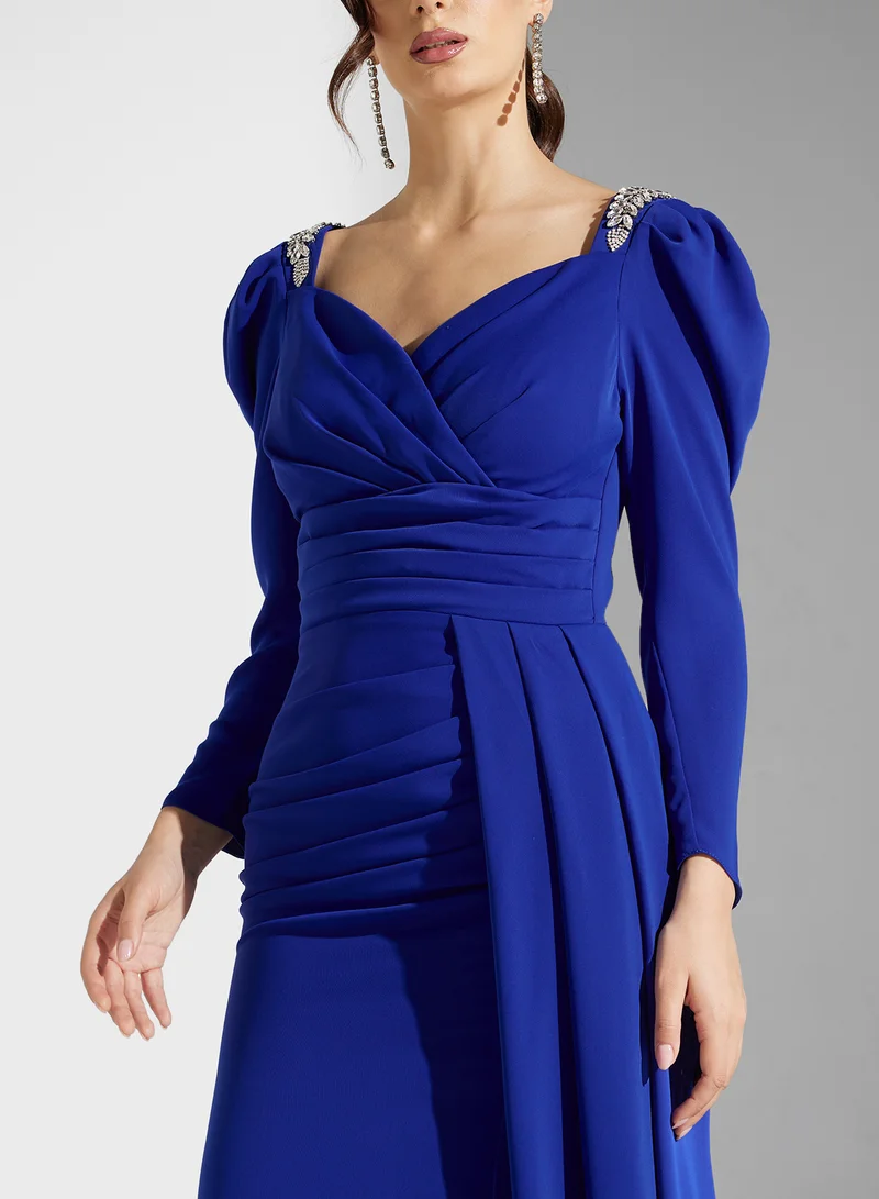 Akadia Fashion Royal Blue Gown