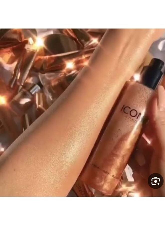ICONIC LONDON - Highlighter Spray Luminating Body - Multi Use - 2 pieces - Image 1