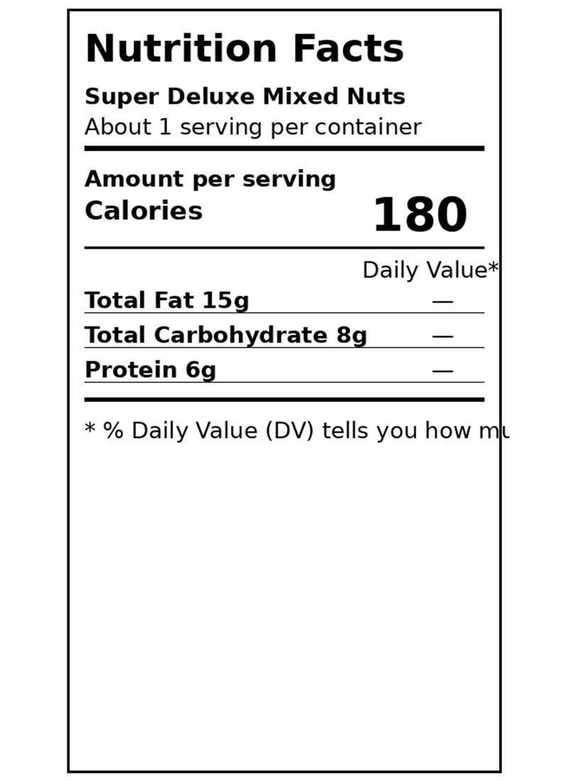 Mehbaj Super Deluxe Mixed Nuts Bag - Image 2