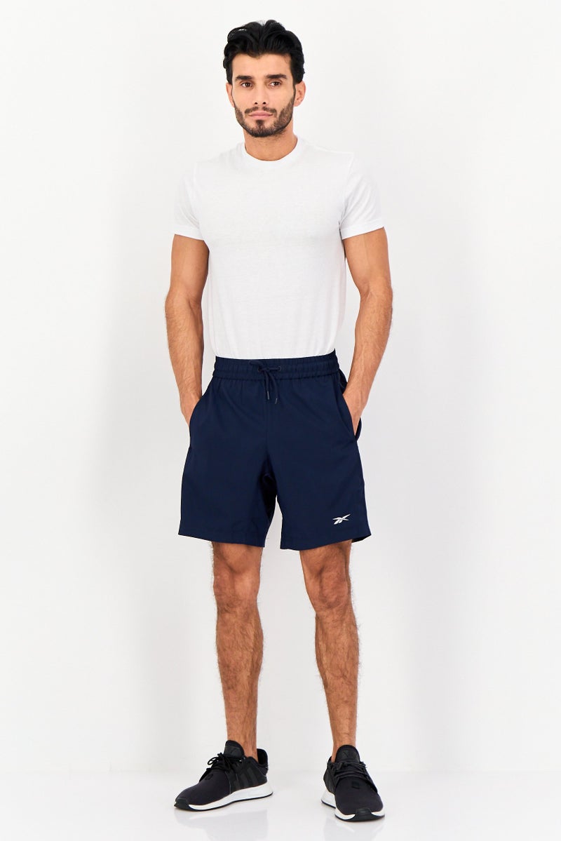 Reebok شورتات تدريب رياضية للرجال، لون كحلي - Image 4