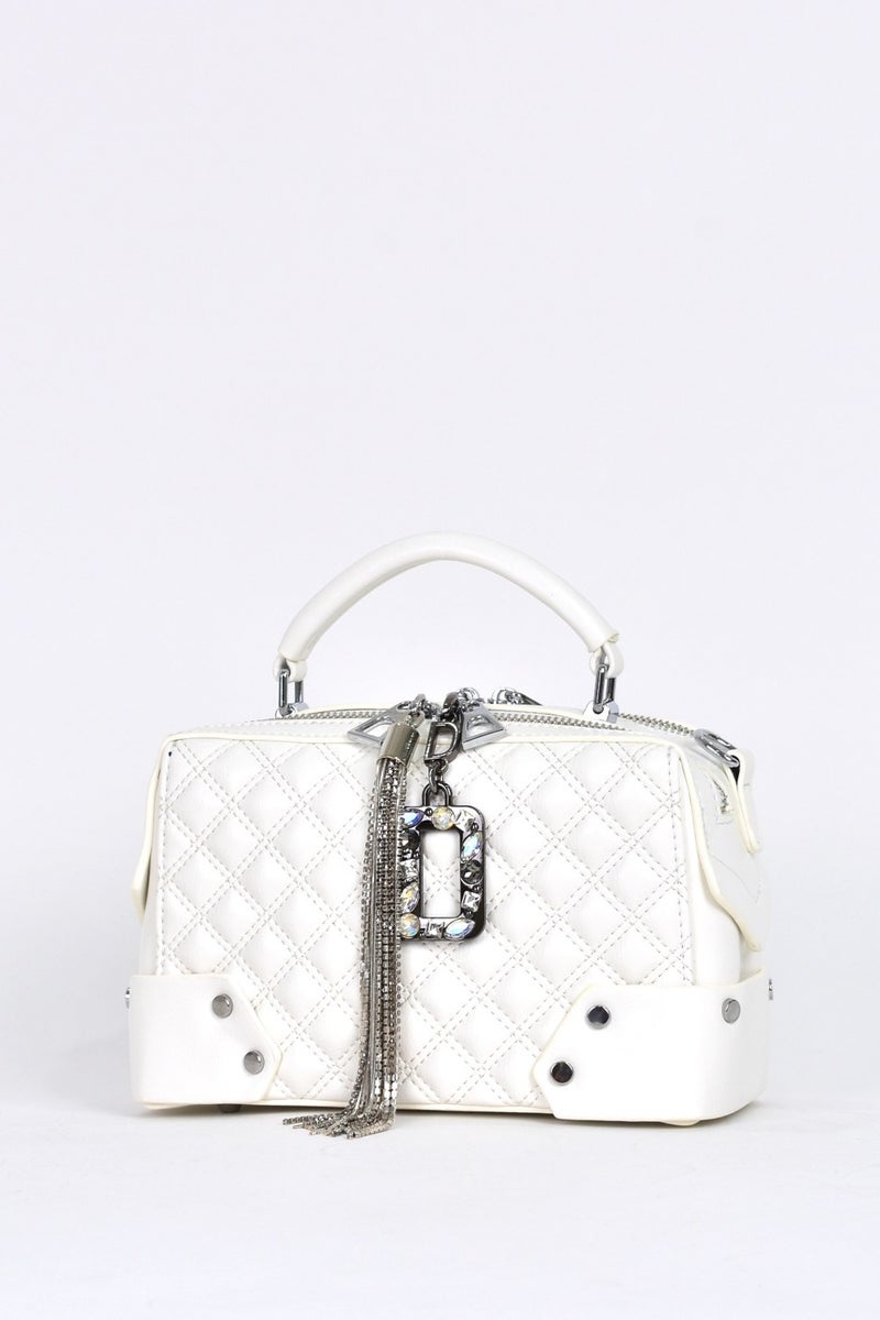 Elatae Women's Daily Crossbody Bag with Shoulder Strap White 17520  - Image 2