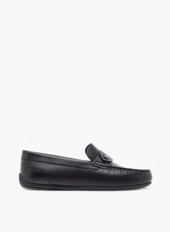 سيد دوتشيني Boys Textured Slip-On Moccasins Ramadan Collection
