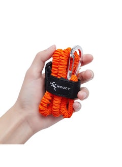 MOOCY Kayak Paddle Tether/Coiled Kayak Fishing Leash With Carabiner For Paddle Rod Sup Kayaking Accessories  - Image 4