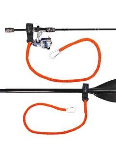 MOOCY Kayak Paddle Tether/Coiled Kayak Fishing Leash With Carabiner For Paddle Rod Sup Kayaking Accessories  - Image 3