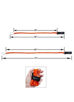 MOOCY Kayak Paddle Tether/Coiled Kayak Fishing Leash With Carabiner For Paddle Rod Sup Kayaking Accessories  - Image 5