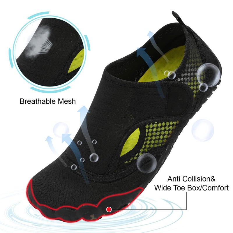 Centipede Demon Womens and Mens Water Shoes Thicken Soles Breathable Swim Shoes Cozy Barefoot Athletic Aqua Socks for Beach Pool Diving Hiking Outdoor Water Sports 8.5 Women/7.5 Men - Image 2