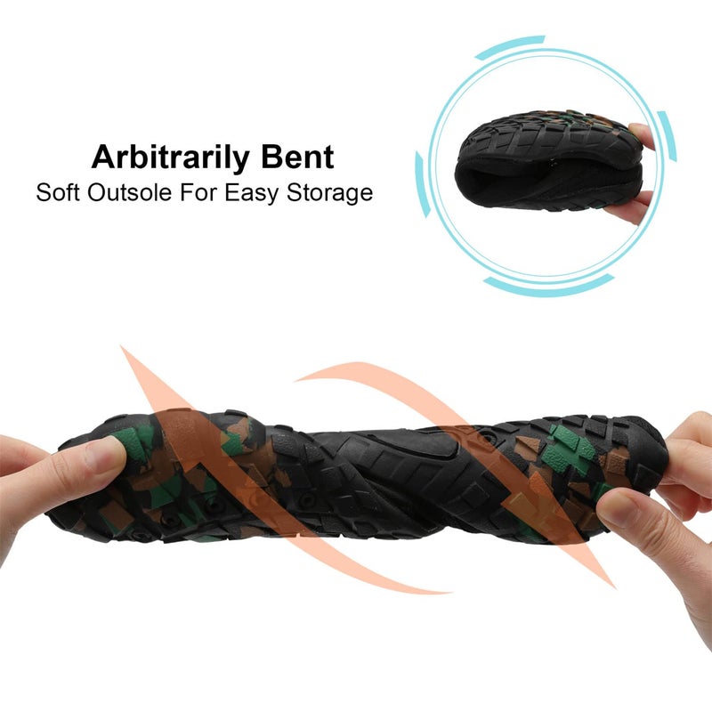 Centipede Demon Womens and Mens Water Shoes Thicken Soles Breathable Swim Shoes Cozy Barefoot Athletic Aqua Socks for Beach Pool Diving Hiking Outdoor Water Sports 8.5 Women/7.5 Men - Image 5