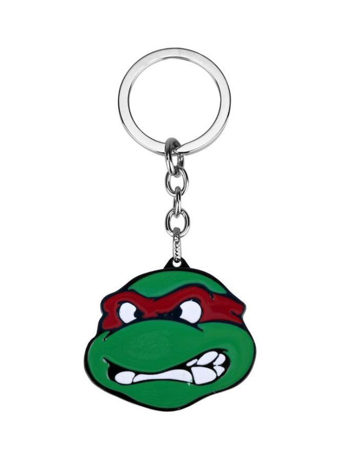 NIBEMINENT Ninja Turtles Key Chain Grey/Red/Silver