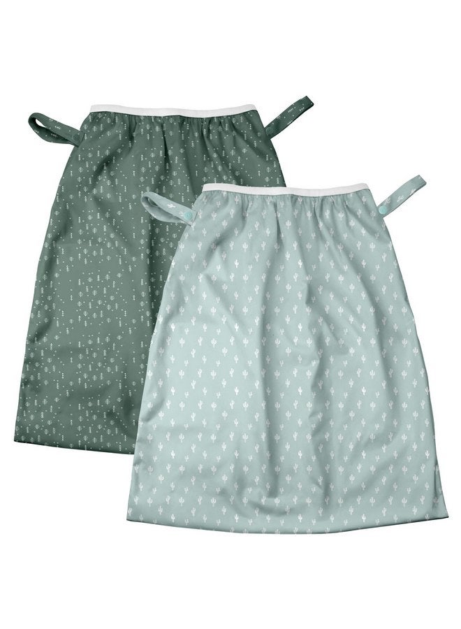 ماما كوالا بطانة دلو ماما كوالا للحفاضات القماشية، بطانة دلو مقاومة للماء وقابلة لإعادة الاستخدام وقابلة للغسل مع حزام لدلاء الحفاضات، عبوة من قطعتين (P002) - Image 1