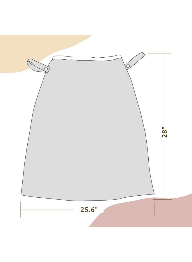 ماما كوالا بطانة دلو ماما كوالا للحفاضات القماشية، بطانة دلو مقاومة للماء وقابلة لإعادة الاستخدام وقابلة للغسل مع حزام لدلاء الحفاضات، عبوة من قطعتين (P002) - Image 4