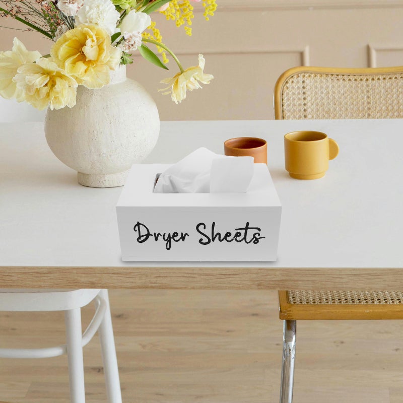 2pcs Tissue Paper Dispenser Desktop Wood Napkin Holder Rectangular Tissue Box Cover - Image 4