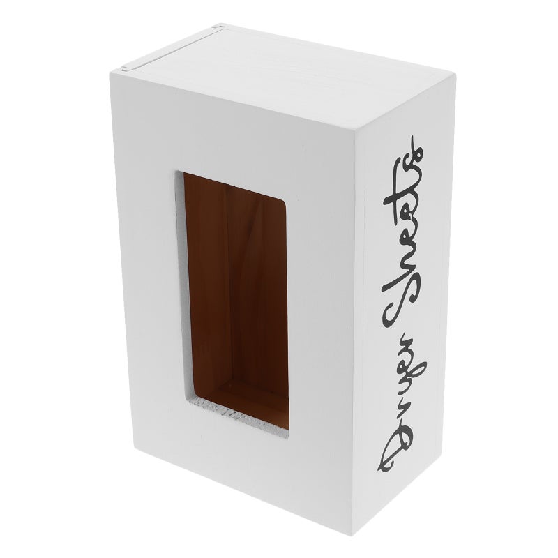 2pcs Tissue Paper Dispenser Desktop Wood Napkin Holder Rectangular Tissue Box Cover - Image 5