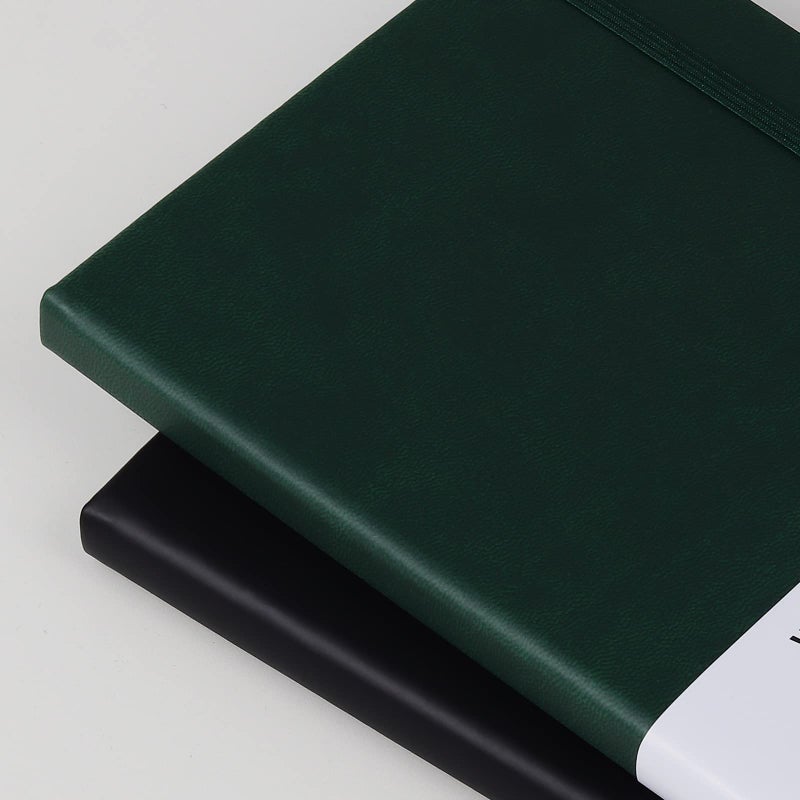 Wiisdatek Notebook Journal, Lined Leather Hard Cover,100Gsm Thick Paper with Inner Pocket for Writing Note Taking Office School,5"Ã—8.25"(Dark green) - Image 3