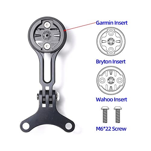 Cestbon Out Front Bike Stem Handlebar Combo Mount for Garmin Wahoo Bryton Rider Stages Dash Hammerhead Campatible with Cannondadle Supersix Systemsix Hollowgram Knot & Save System Handlebars - Image 2