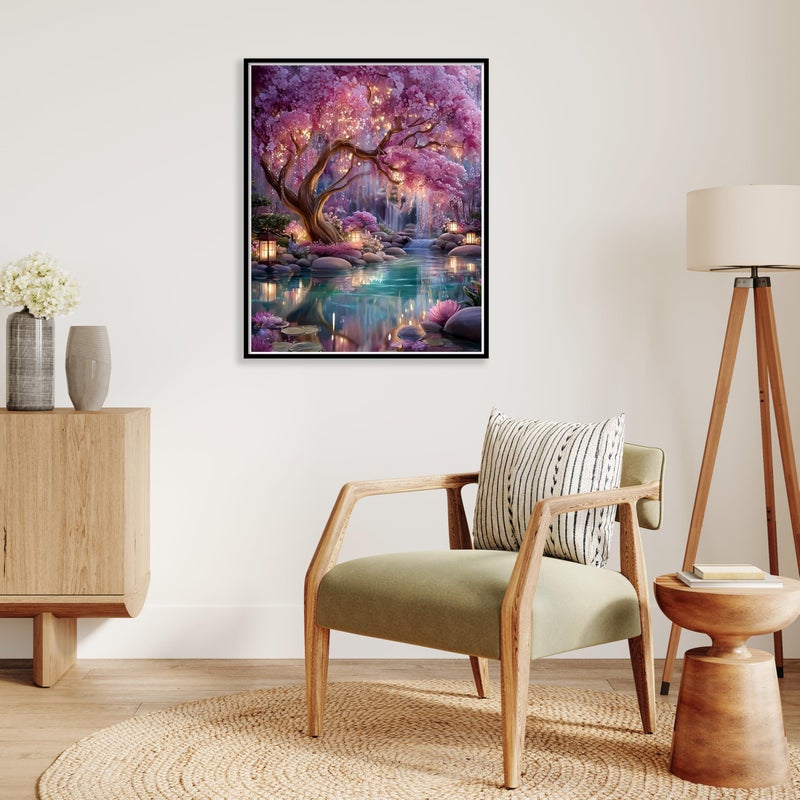 Ycydilirab Dream Tree Paint by Numbers Kits for Adults - Paint by Number Adult,Tree Canvas Paint by Numbers for Adults,Drawing Colorful Paintworks Artwork for Adult Home Wall Decoration and Gifts16x20inch - Image 4