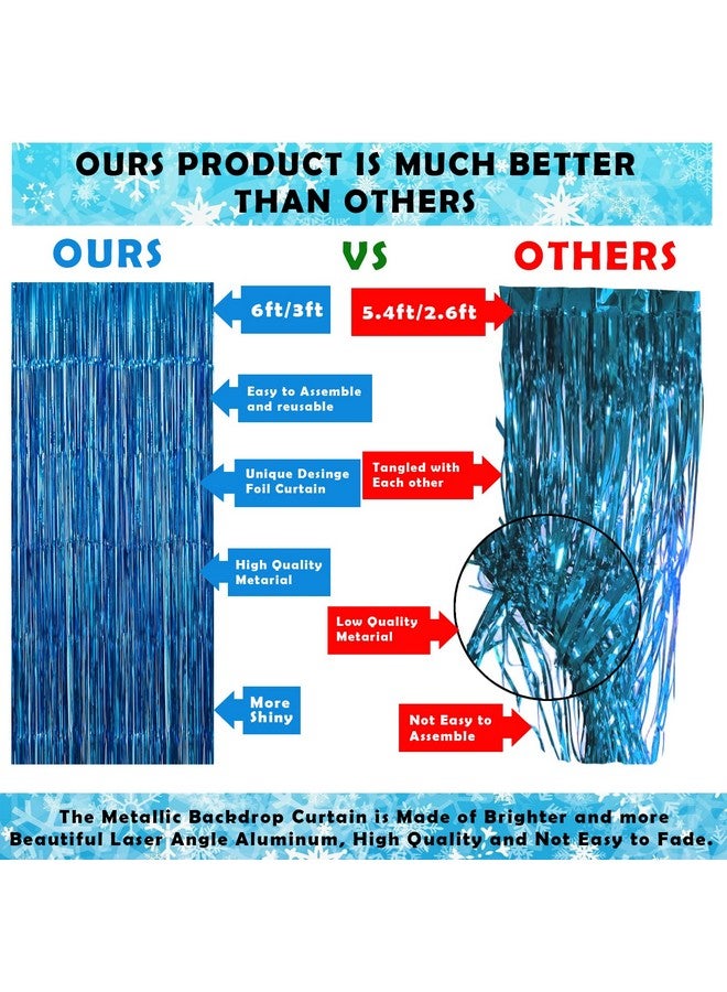 بارتي بروبس مجموعة ديكورات عيد الميلاد الأول من Party Propz Boss Baby - 43 قطعة من بالونات رقائق معدنية بحروف فضية لعيد الميلاد السعيد، بالونات معدنية زرقاء بيضاء سوداء، ستارة من رقائق معدنية، بالون رقم 1 لعيد ميلاد الأولاد. - Image 4