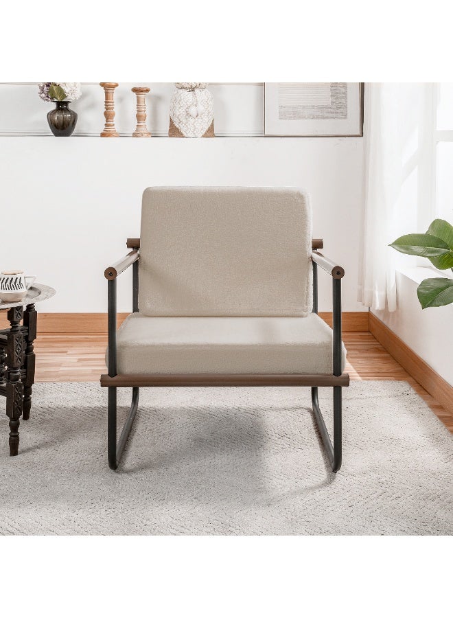 ايكي ايك كراسي أريكة، أرائك فردية، كراسي كسلان لغرفة المعيشة، كراسي قراءة مبطنة، مناسبة لغرف المعيشة والمكاتب وغرف النوم - Image 1
