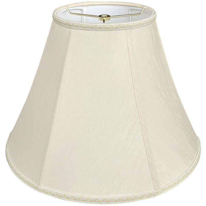 BROWN LARGE DRUM LAMP SHADE FOR CHANDELIERS FLOOR LIGHT AND TABLE LAMP12X16X11 SPIDERFABRIC NATURAL LINEN HAND CRAFTED BEIGE
