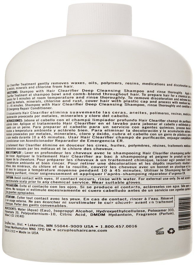 سكرابلس علاج سكروبلز لتنظيف الشعر - علاج تنظيف عميق للشعر لإزالة تراكمات المنتجات والأوساخ والزيوت والمواد الكيميائية - منظف للشعر وفروة الرأس لجميع أنواع الشعر (33.8 أونصة) - Image 2