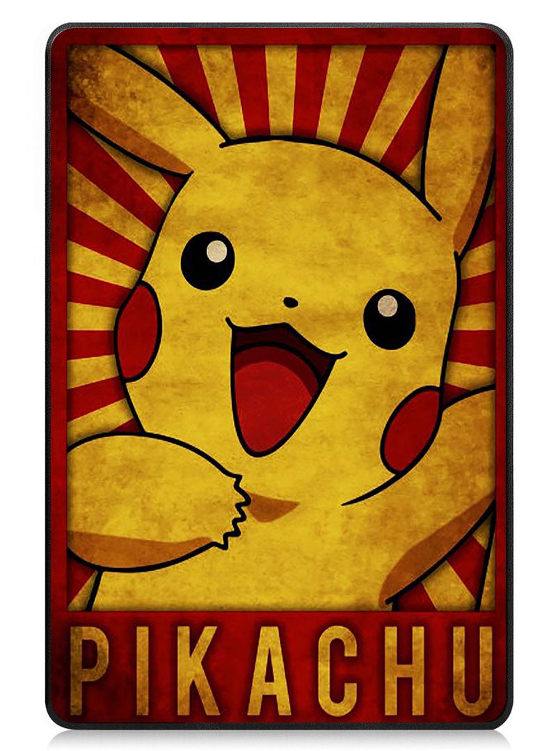 Theodor Protective Flip Case For Samsung Galaxy Tab S9 FE Plus With Trifold Stand Auto Wake Sleep Shockproof Cover Pikachu - Image 1