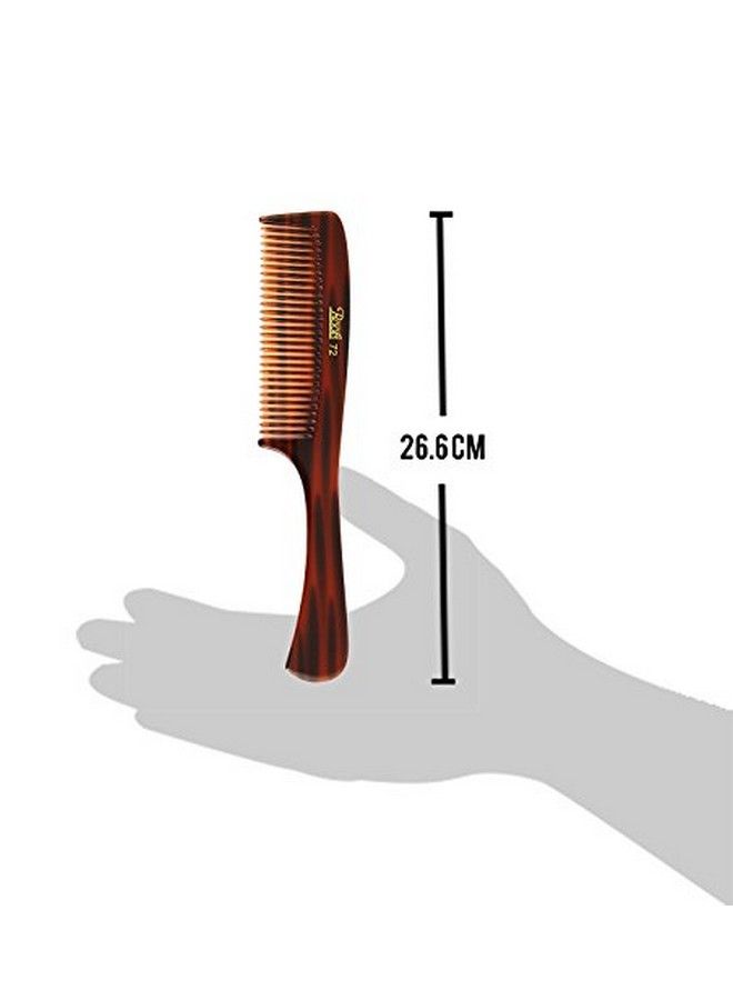 Roots مشط بني للشعر مشط واسع الأسنان بمقبض - Image 5