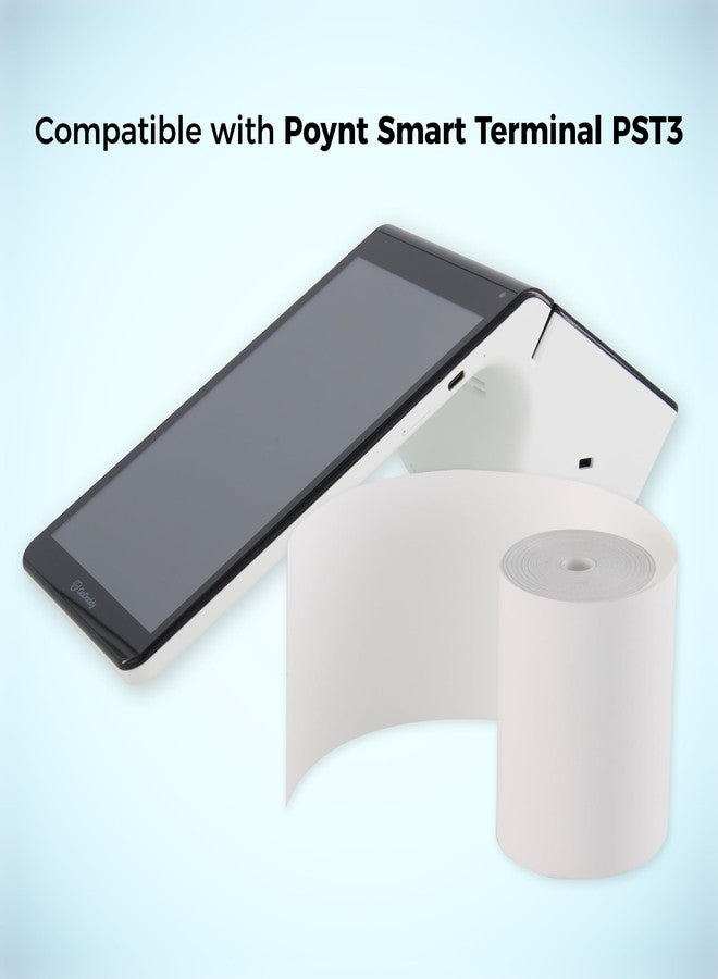 ReceiptPaperPro 2 1/4” x 72 ft Coreless Thermal Paper Receipt Rolls for Poynt C Smart Terminal V3.0, 25 Rolls/Case - Image 4