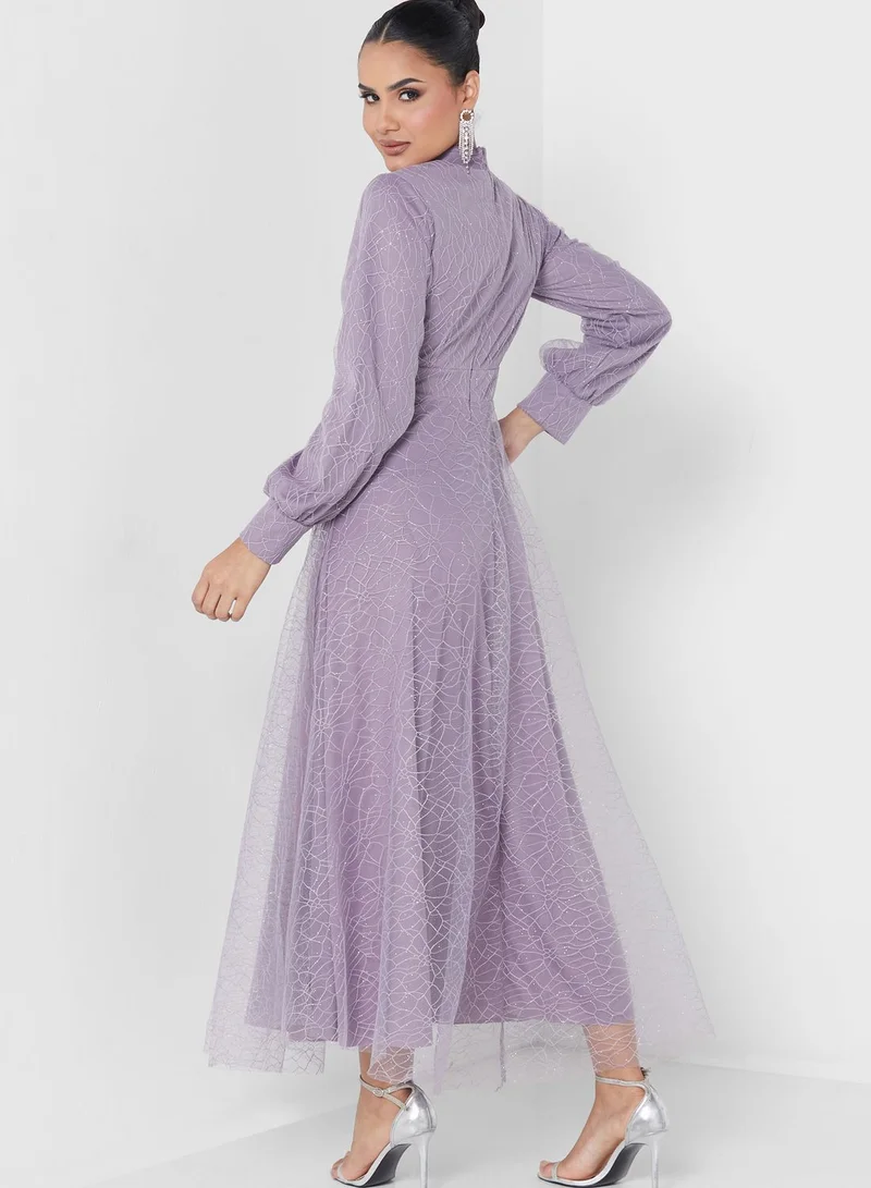 Khizana Embellished Waist Dress