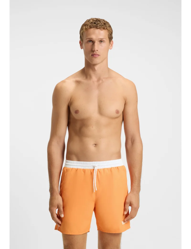 BOSS Swim shorts with contrast logo